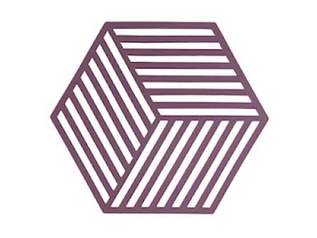 Hexagon Grytunderlägg Beetroot