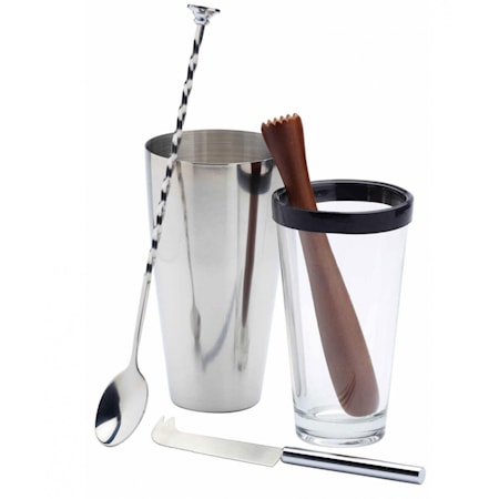 BarCraft Mojito Cocktail Set, Gift Boxed