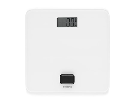 Batterifri Badrumsvåg Vit