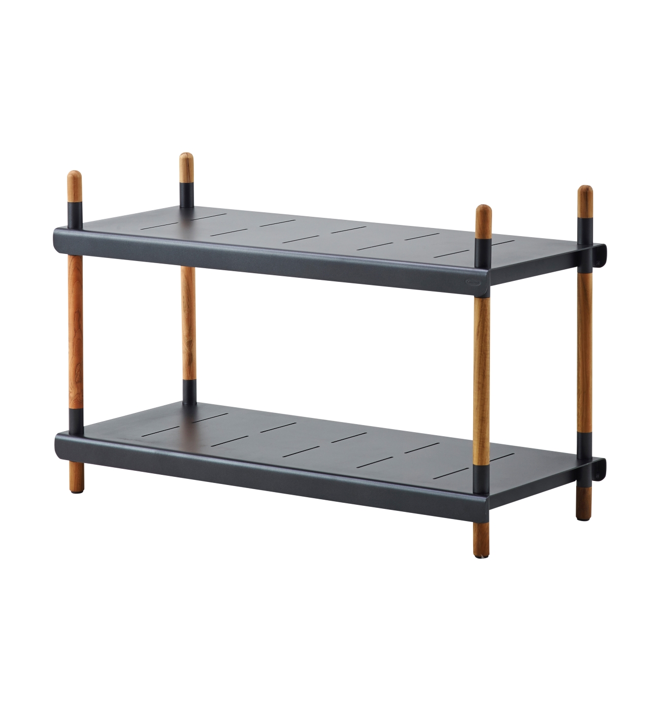 Frame låg hylla h:64 cm teak/grå, Cane-line