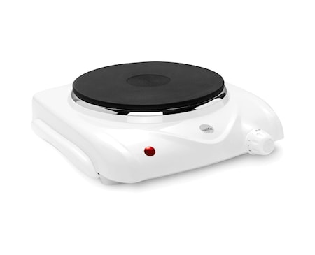 Cooktop Enkel Kokplatta Vit Ø18,5 cm