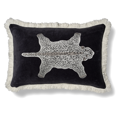 Pardus Kuddfodral Svart/Vit 40x60 cm