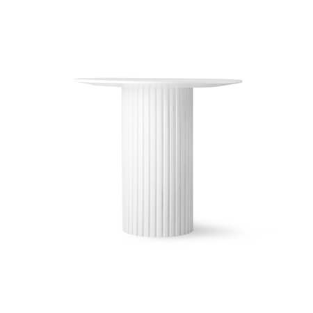 Pillar Sidobord Rund White
