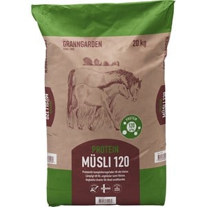 Hästfoder Granngården Protein Müsli 120, 20 kg