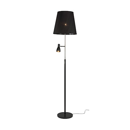 Costello Golvlampa Mattsvart LED E27+3W