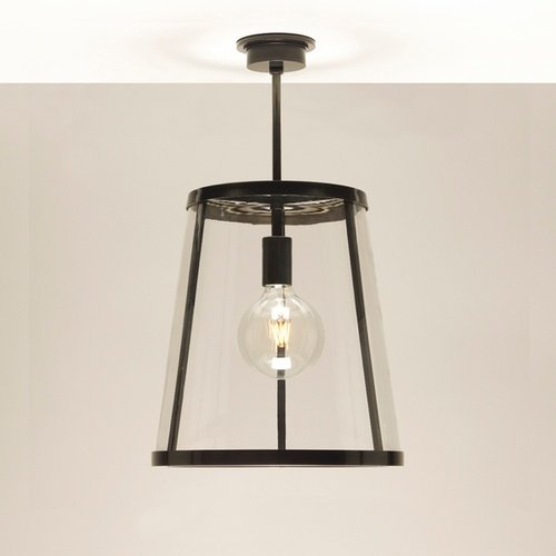 Taklampa Petworth svart