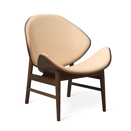 The Orange Lounge Chair Nature Läder Smoked Ek