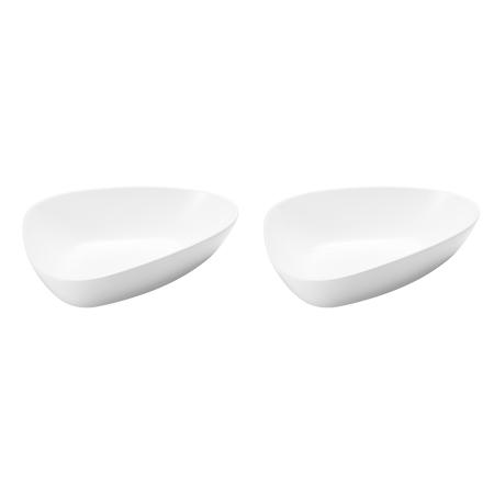 Sky Pasta/Soppskål Set Vit 2-pack
