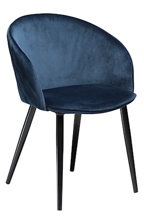 Stol Dual Velour - Midnight Blå