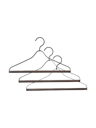 Coat Hanger - Black (set of 3)