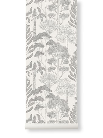Katie Scott Tapet Trees Off White