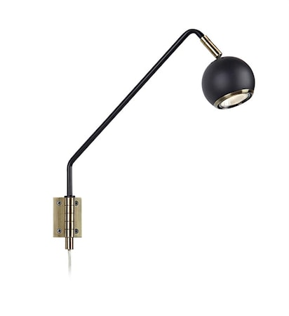 COCO Vägglampa Svart/Antik