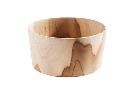 Skål Salad Natur Ny Teak 12x24 cm