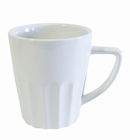 Mugg handtag ARMY vit 9 cl