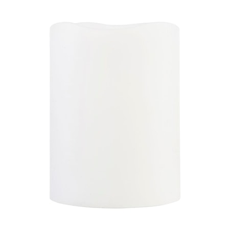 Värmeljus LED Vit Timer 5h Stor