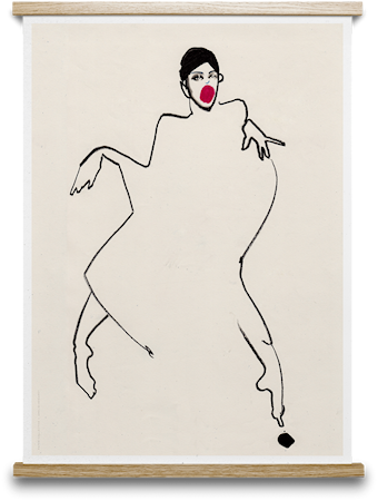 Dancer 02 Poster 50x70 cm