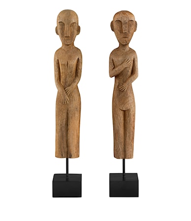 ZIKA & RAMA figures 2-set natural