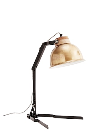Bordslampa 35x58cm Mässing/svart