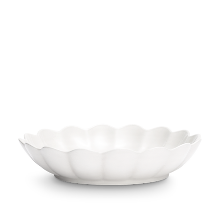 Ostronskål Stor Vit 31 cm