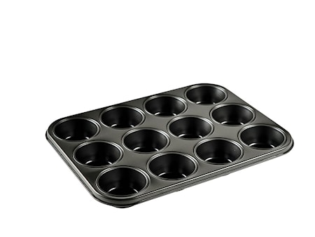 Muffinsform 12 hål 27 x 36 x 3 cm Stål