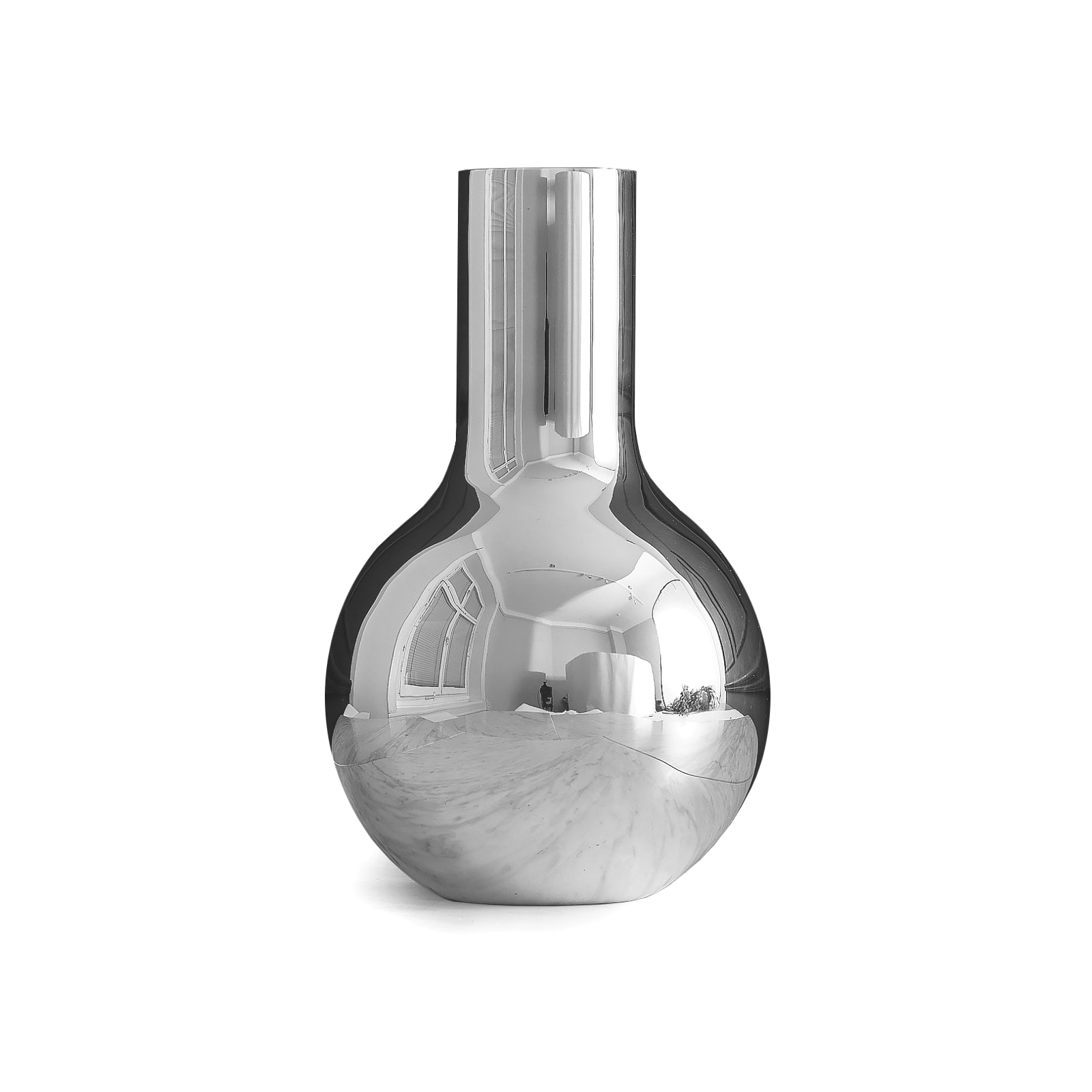 Vas BOULE LITEN HÖG silver, Skultuna