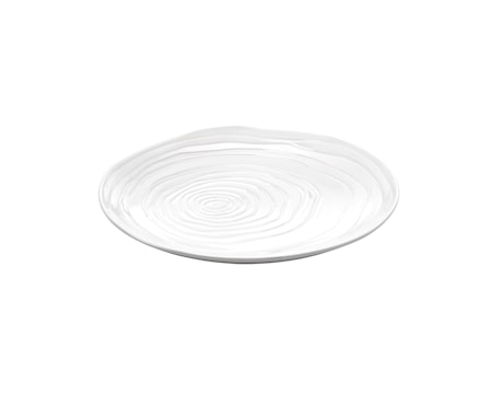 Boulogne tallrik flat vit, Ø 16,5 cm