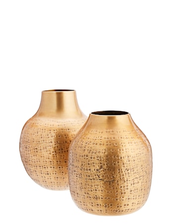 Vaser Dots Aluminium Bruna 2st