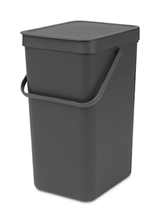 Papperskorg 'SORT & GO' Antracit 16 L