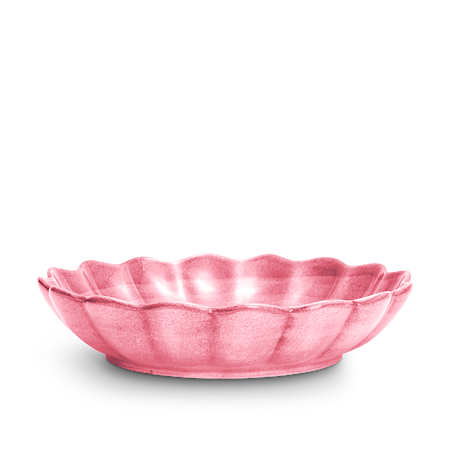 Ostronskål Stor Rosa 31 cm