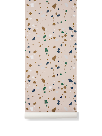 Terrazzo Tapet Rose