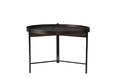 Compose Soffbord Smoke Svart Ø70 cm