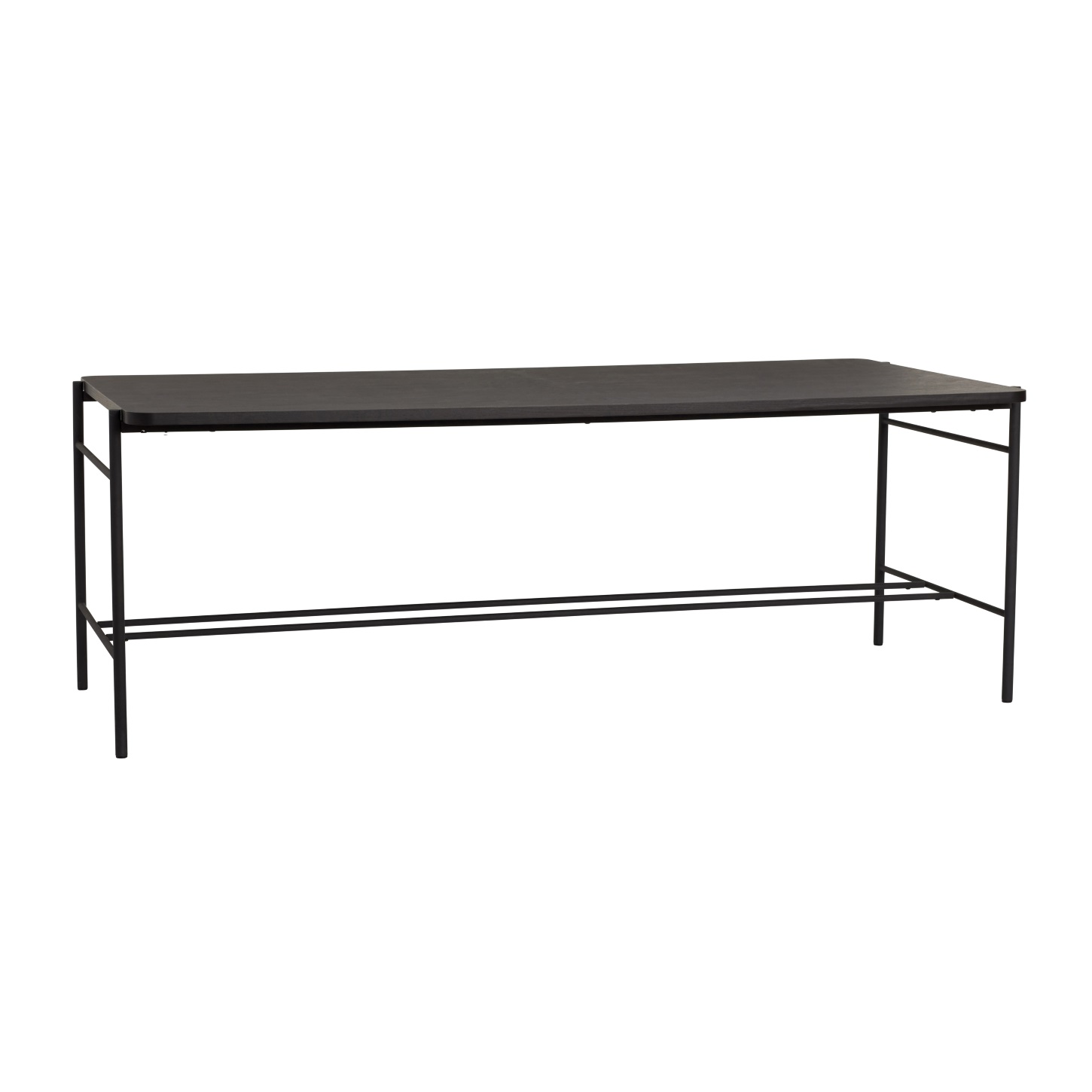 Matbord 100 x 205 cm svart ask, Hubsch