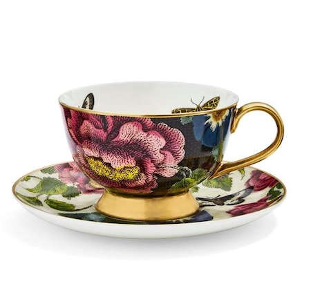 Creatures of Curiosisty Tekopp och fat Black & Cream