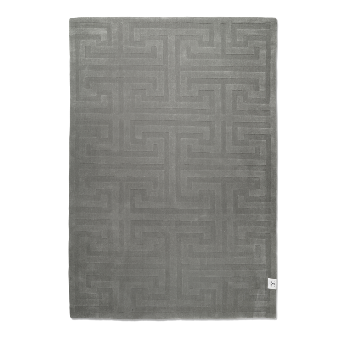 Silvergrå ullmatta KEY WOOL 170 x 230 cm, Classic Collection