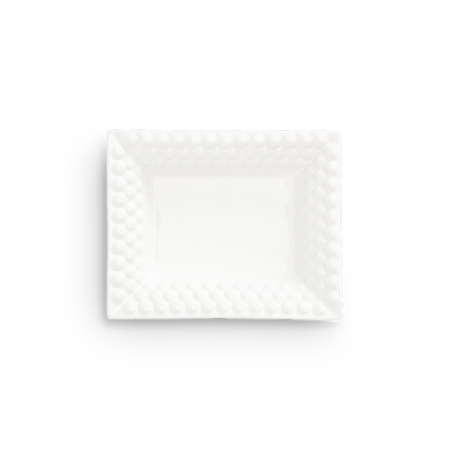 Bubbles Liten Bricka Vit 16x20 cm