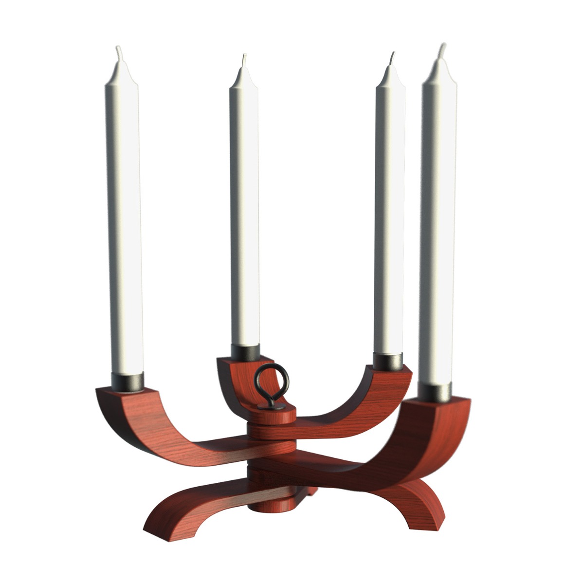 Design House Stockholm Ljusstake Nordic Light 4 röd