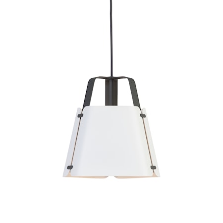 Fold Pendel Antracit/Vitstruktur 27 cm