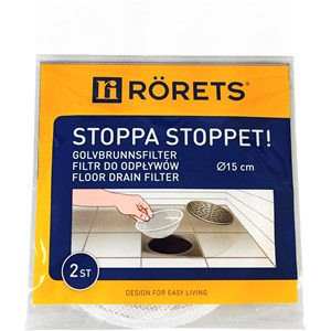 Filter Rörets Golvbrunn15 cm, 2-pack