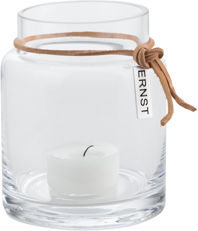 Värmeljuslykta Glas Ø6,5cm