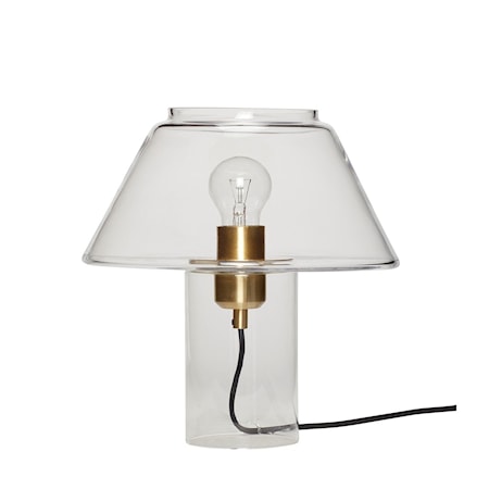 Bordslampa Glas Klar 29cm