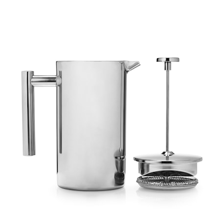 French Kaffepress 800 ml Rostfritt Stål Silver