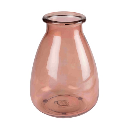 Day home Constant Vas Glas D: 19 cm H 25 cm Rosa