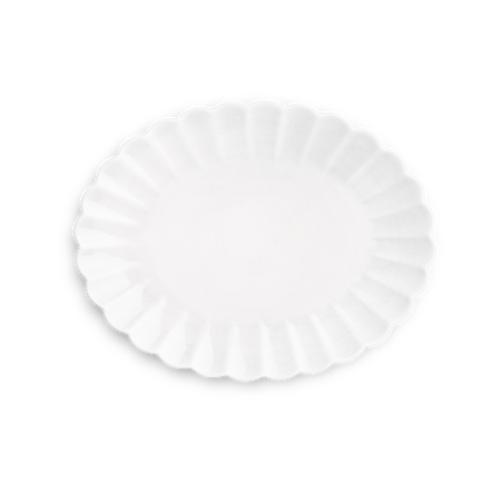 Oyster Fat Vit 35x30cm