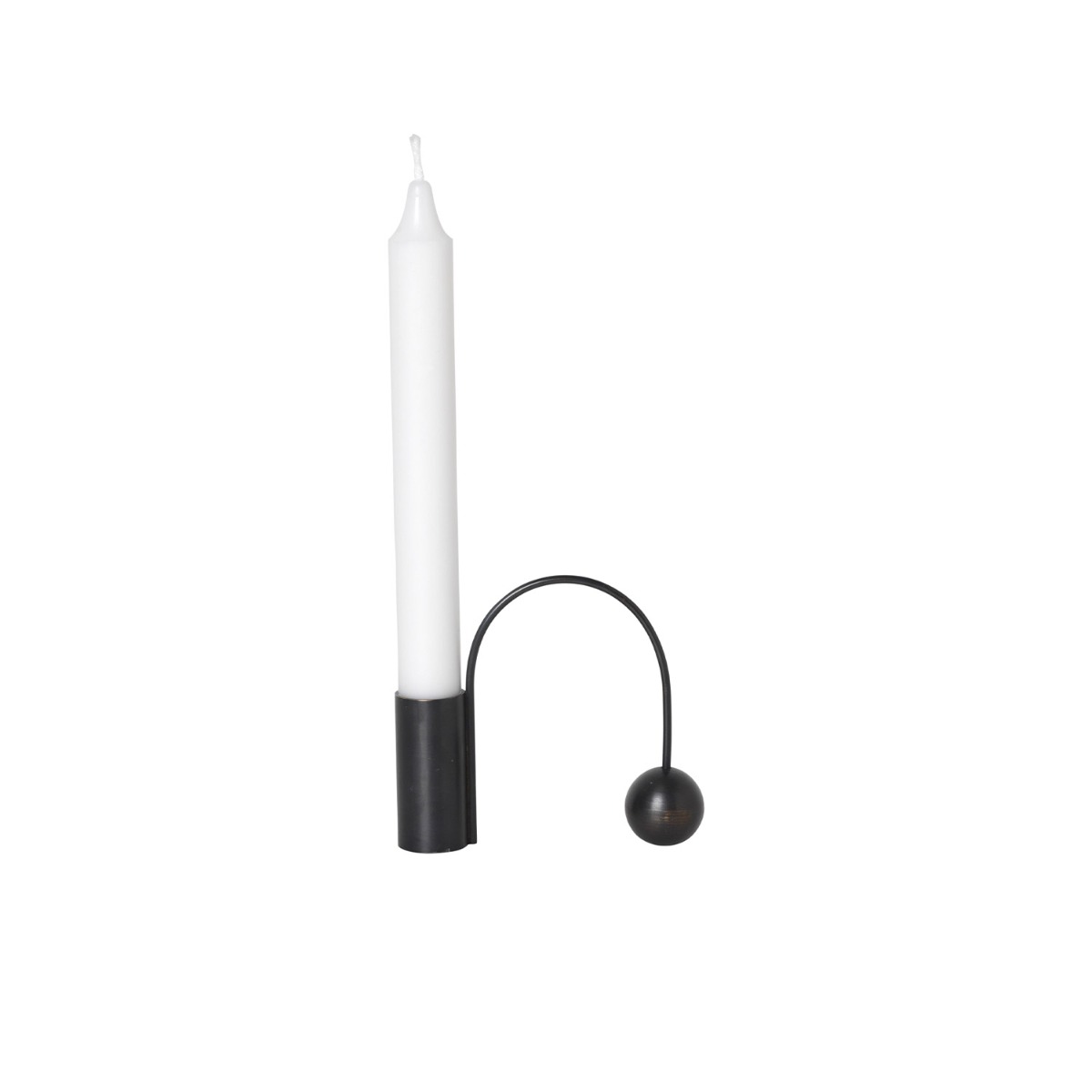 Ferm Living Ljusstake Balance Svart