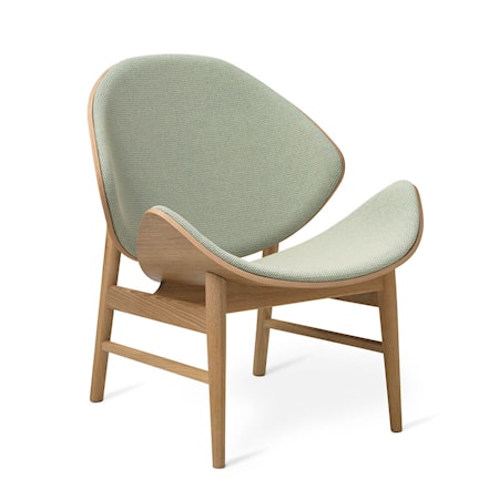 The Orange Lounge Chair Light Cyan Vitoljad ek
