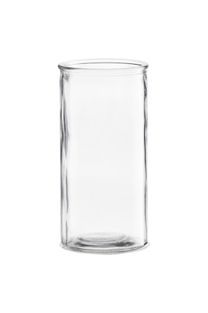 Vas Cylinder Ø 10x20cm Klar
