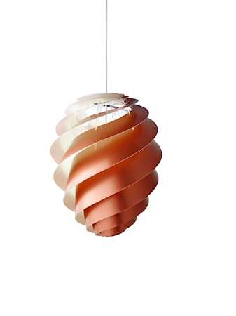 SWIRL 2 Pendel Medium Koppar 36 cm