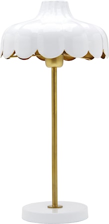 Wells Bordslampa Vit/guld 50cm