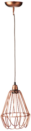 Taklampa Ø 21cm Koppar