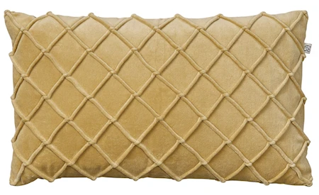 Deva Kuddfodral Velvet Spicy Gul 40x60cm